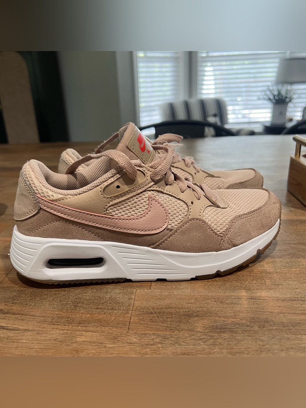 Nike Air Max SC in color Fossil Stone/Rose Whisper/white..SZ 6.5 - Picture 6 of 7